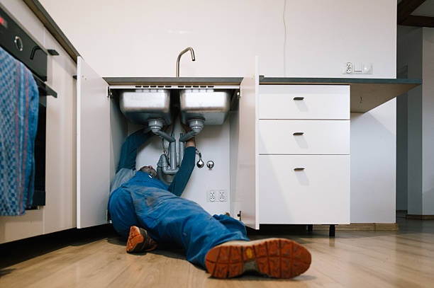 Professional Leak Detection technician working in Lancaster, VA
